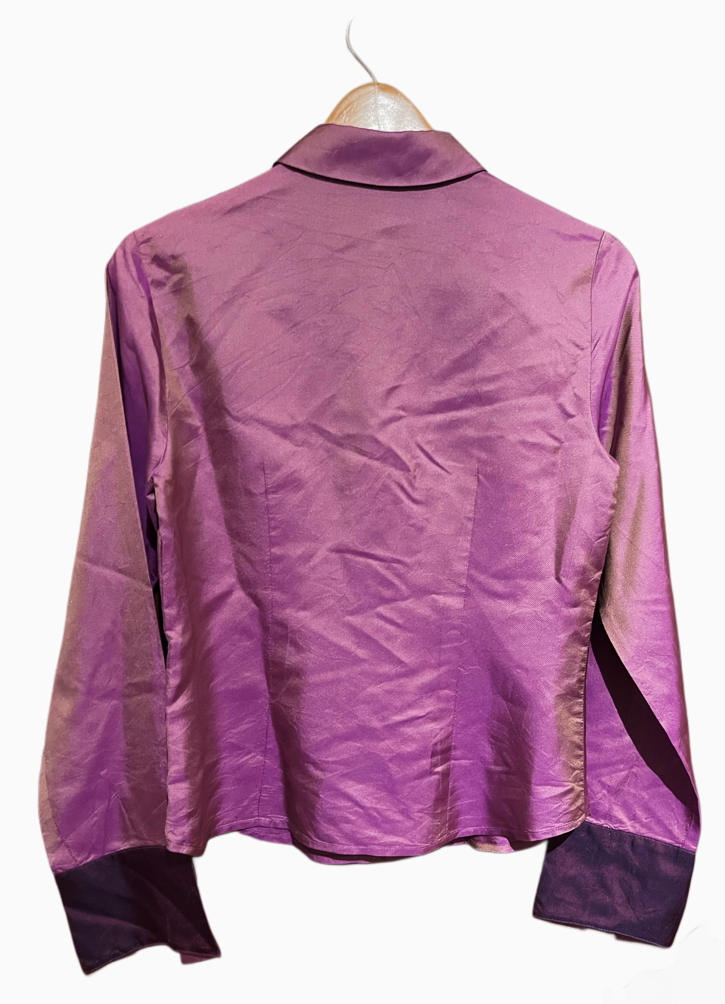 100% Silk French Cuff Blouse