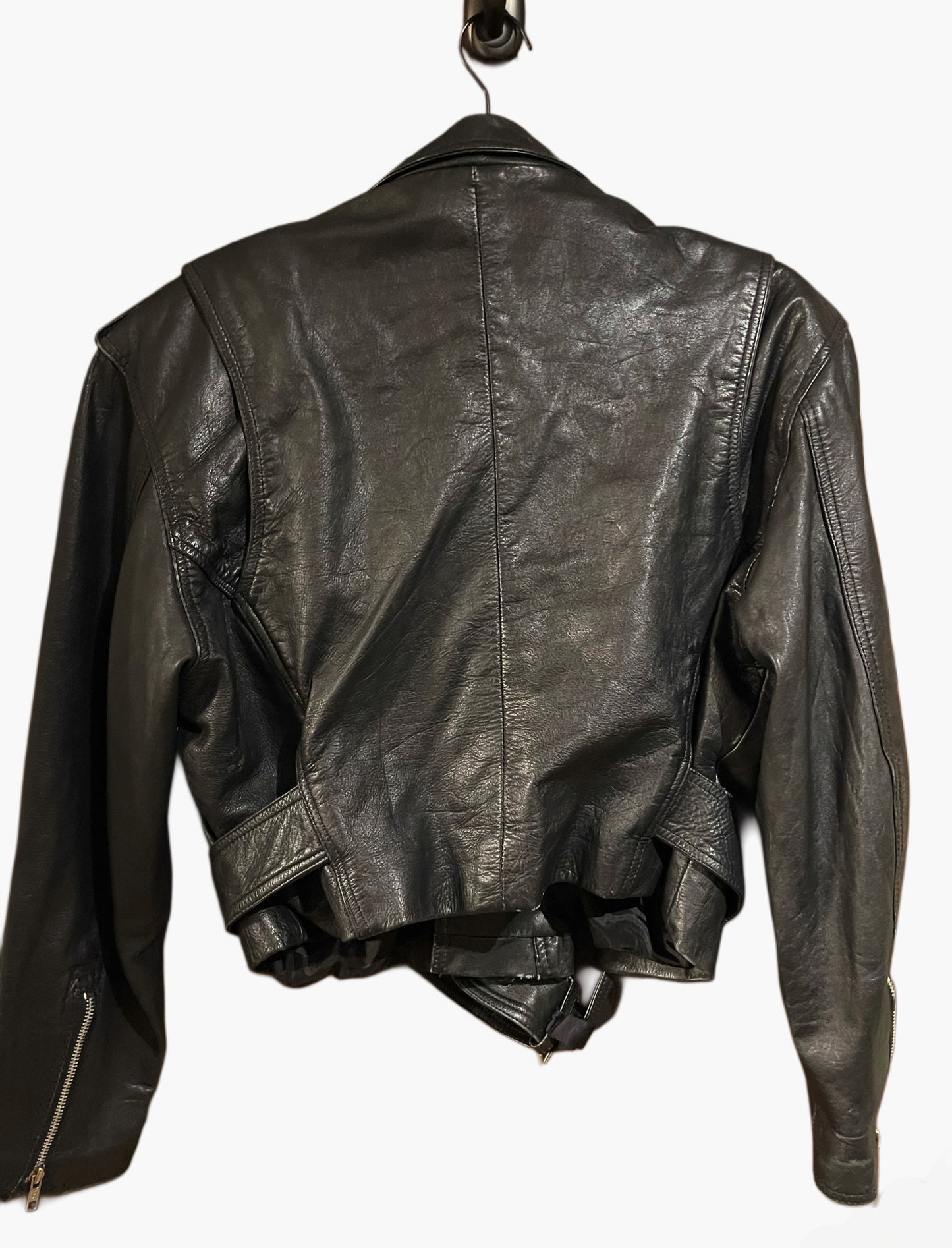 90’s Wilson’s Leather Cropped Moto Jacket